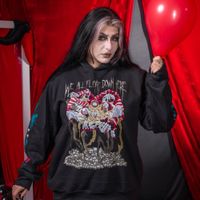MOLETOM PRETO - WE ALL FLOAT