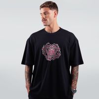 CAMISETA OVERSIZED PRETA - CAT CIRCUS