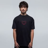CAMISETA OVERSIZED PRETA - CLOWN Y2K