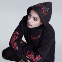 MOLETOM PRETO - CLOWN Y2K