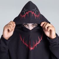 MOLETOM PRETO - CLOWN Y2K