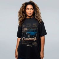 CAMISETA OVERSIZED PRETA - CALHAMBEQUE