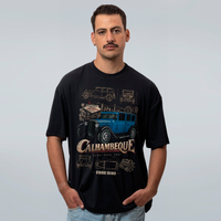 CAMISETA OVERSIZED PRETA - CALHAMBEQUE