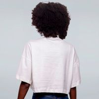 CROPPED OVERSIZED OFF WHITE - SKYLINE