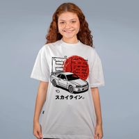 CAMISETA OVERSIZED OFF WHITE - SKYLINE