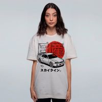 CAMISETA OFF WHITE - SKYLINE