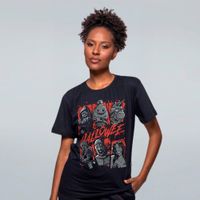 CAMISETA PRETA - HALLOWEE