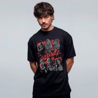 CAMISETA OVERSIZED PRETA - HALLOWEE