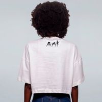 CROPPED OVERSIZED OFF WHITE - PEVERSAMENTE MENINA