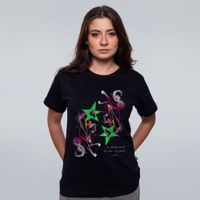 CAMISETA PRETA - HORSE STAR