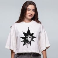 CROPPED OVERSIZED OFF WHITE - MAB