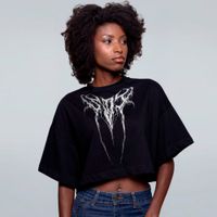 CROPPED OVERSIZED PRETO - SDT