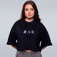 CROPPED OVERSIZED PRETO - SEMANA DO TERROR V2.0