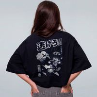 CROPPED OVERSIZED PRETO - SEMANA DO TERROR V2.0