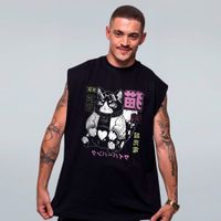 REGATA OVERSIZED PRETA - GATO GORDO REBELDE