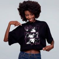 CROPPED OVERSIZED PRETO - HACKEANDO CORAÇÕES