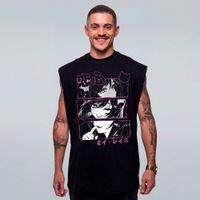 REGATA OVERSIZED PRETA - HACKEANDO CORAÇÕES