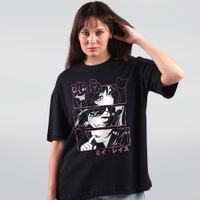 CAMISETA OVERSIZED PRETO - HACKEANDO CORAÇÕES