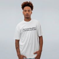 CAMISETA OVERSIZED OFF WHITE - TO READ YAOI