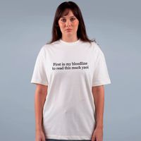 CAMISETA OVERSIZED OFF WHITE - TO READ YAOI