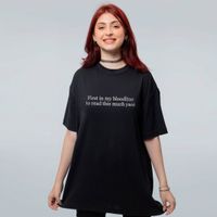 CAMISETA OVERSIZED PRETA - TO READ YAOI