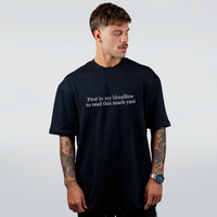CAMISETA OVERSIZED PRETA - TO READ YAOI