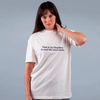 CAMISETA OVERSIZED OFF WHITE - TO READ FANFIC
