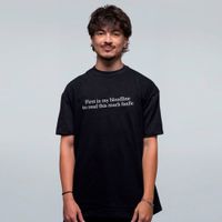 CAMISETA OVERSIZED PRETA - TO READ FANFIC