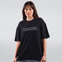 CAMISETA OVERSIZED PRETA - TO READ FANFIC