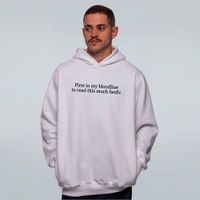 MOLETOM OFF WHITE - TO READ FANFIC