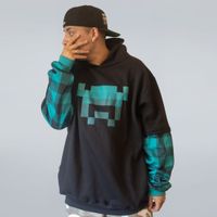 MOLETOM SOBREPOSIÇÃO PRETO E SUBLIMADO - MENDRAKEE