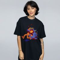 CAMISETA OVERSIZED PRETA - ÚLTIMA MELODIA
