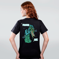 CAMISETA PRETA - NÃO SOU HUMANO