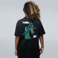 CAMISETA OVERSIZED PRETA - NÃO SOU HUMANO