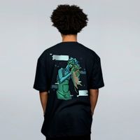 CAMISETA OVERSIZED PRETA - NÃO SOU HUMANO