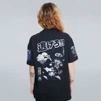 CAMISETA OVERSIZED PRETO - SEMANA DO TERROR