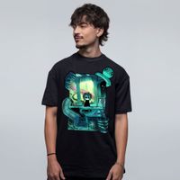CAMISETA OVERSIZED PRETO - KENOPHOBIA