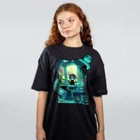 CAMISETA OVERSIZED PRETO - KENOPHOBIA