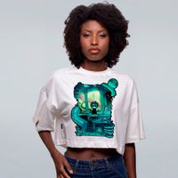 CROPPED OVERSIZED OFF WHITE - KENOPHOBIA
