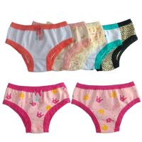Foto do produto Calcinha infantil extra macia com rendinha - kit 6 un