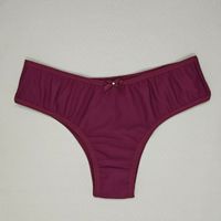 Foto do produto Tanga Camila - Tanga de Microfibra lisa - Marsala