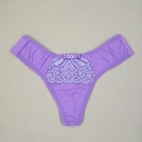 Foto do produto Tanga Cristina - Calcinha Microfibra Traseira fio Duplo - Lilas