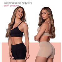 Foto do produto Top Sem Costura Selene Com Bojo Removível Base Larga Confortável 