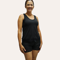 Foto do produto Shortdool  Susan malha canelada camiseta - Preto