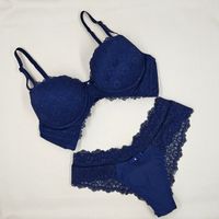 Foto do produto Conjunto de lingerie especial Maria Azul Marinho