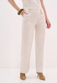 Foto do produto Calça Pantalona Linho