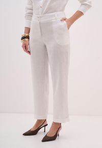 Foto do produto Calça Social De Linho Feminina