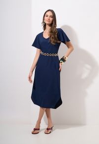 Foto do produto Vestido Midi Com Manga