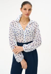 Foto do produto Camisa Chiffon Poá