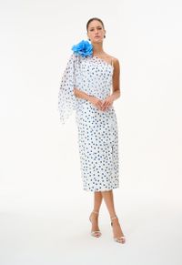 Foto do produto Vestido Poá Com Fenda